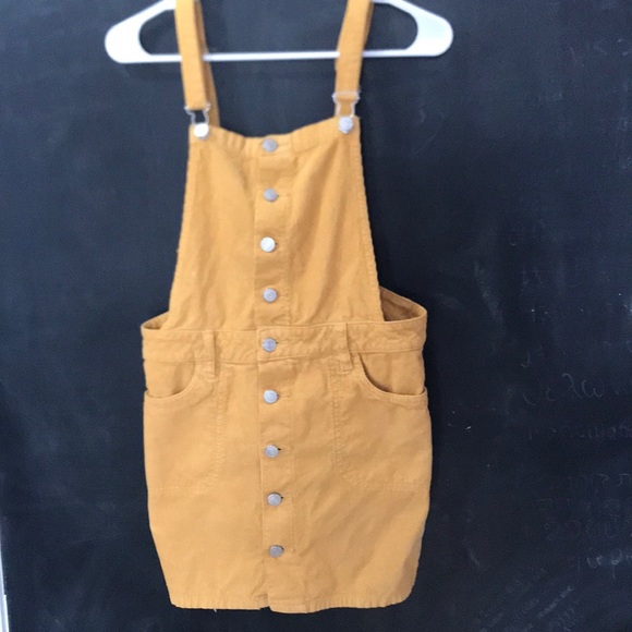 PacSun Dresses & Skirts - Mustard overall dress